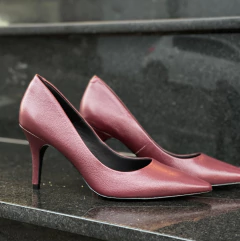 Scarpin antônia bordô - loja online