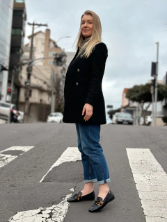 Imagem do Mocassim cibeli black and animal print