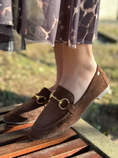 Mocassim Denise Camurça Brown - Jamile Calçados Exposição