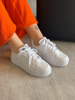 Tênis Eloá couro white