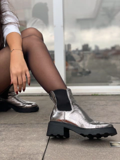 Coturno Jamile ônix - Jamile Calçados Exposição