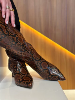 Bota Perfect Snake Verniz - Jamile Calçados Exposição