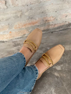 Mocassim Chain Nude - comprar online