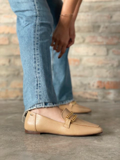 Mocassim Chain Nude - loja online