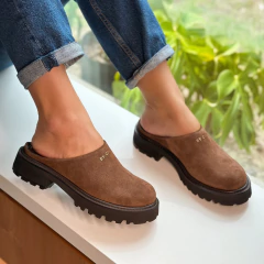 Mule Tratorado Chocolate - comprar online