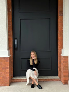 Mocassim Lavinia Preto croco