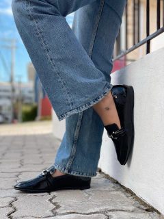 Mocassim verniz Black - Jamile Calçados Exposição