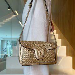 Bolsa Isa Tressê Ouro - comprar online