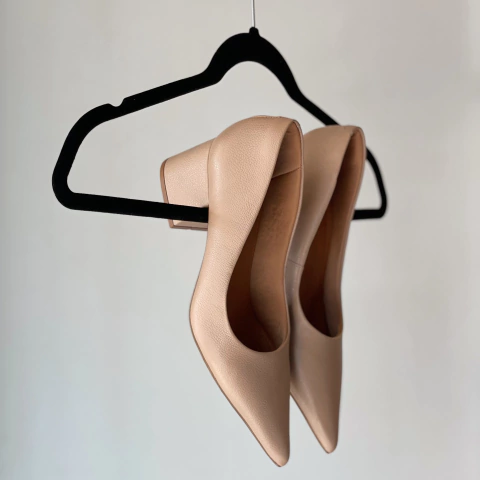 Scarpin Celeste Nude