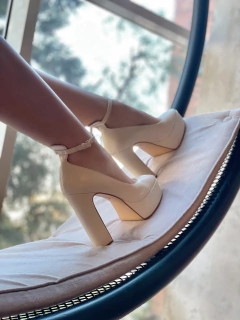 Sapato plataforma off white - loja online