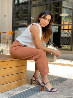 Sandália Lótus Navy