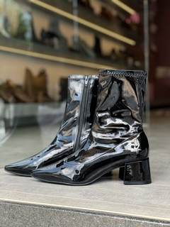 Bota Antonella Verniz Black