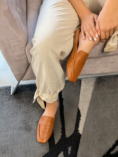 Mule croco Caramelo - comprar online