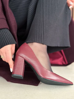 Scarpin Lauren Bordô