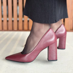 Scarpin Lauren Bordô - comprar online