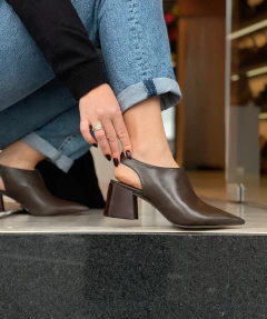 Imagem do Sapato Pérola Marrom