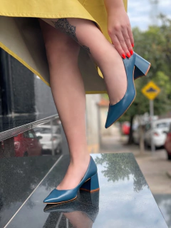 Scarpin azul índigo - comprar online