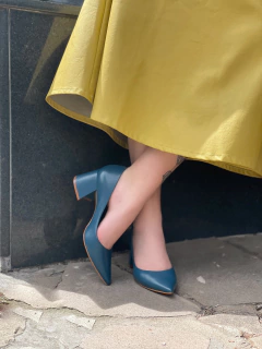 Scarpin azul índigo - loja online