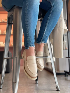 Mocassim tratorado off white