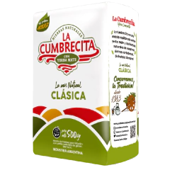 Yerba Clásica 500 gr. x 10 u. - Yerba La Cumbrecita