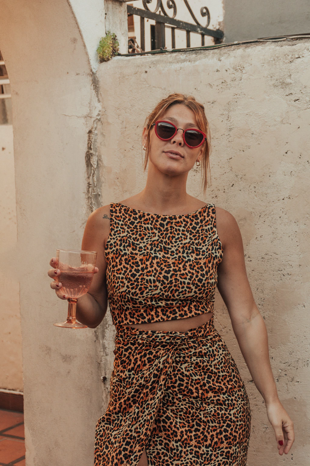 Top Aurora animal print