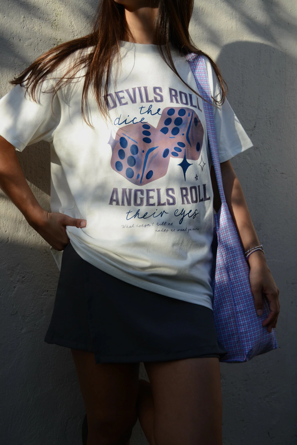 Remerón Lila y crema Dados