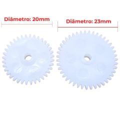 Engrenagem Tape Deck Philips Automotiva Par 43 dentes