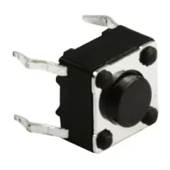 10Pçs Chave Push Button 4 Terminais Micro Chave 6x6x5