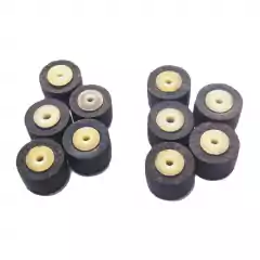 Rolo Pressor Eixo Fino Kit 10Un Mini Rolete Eixo 1,5Mm na internet