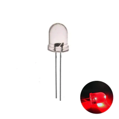 Kit Led's 10Mm Transparente 12 Unidades - Casa das Correias | Correias de Toca Discos | Kit de Correias | Loja de Eletrônicos 