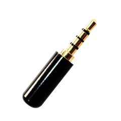 Kit Plug Stereo P2 4 Polos P3 4 Vias Dourado - 10 Unidades - loja online