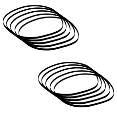 Correias Toca-Disco CCE _ CSR Laminada com 27cm dobrada – Kit 10Un