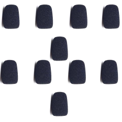 Kit Espuma Microfone para Câmera Clen Con 60mm – 10 Un