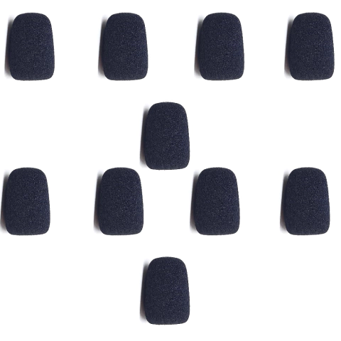 Kit Espuma Microfone para Câmera Clen Con 60mm – 10 Un