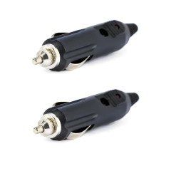 2x Plug Acendedor de Cigarro Com Fusível e Sem Led - comprar online