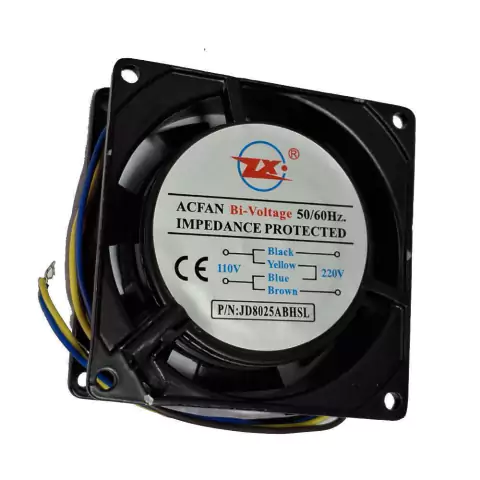 Ventoinha com Rolamento 110V /220V 80Mm X 80Mm X 25Mm