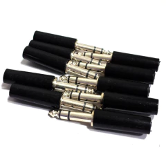 100un Plug P10 Stereo Plastico Sem Rabicho Para Soldar na internet