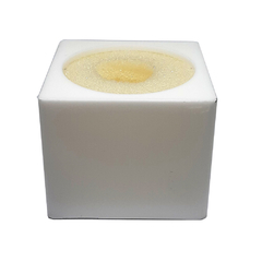 Canopla em Acrílico Quadrada 60x60x50 Branca - comprar online