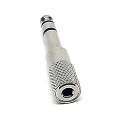 ADAPTADOR PLUG P10 FEMEA P2 STEREO METAL - comprar online