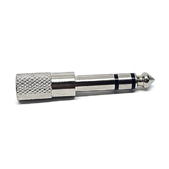 ADAPTADOR PLUG P10 FEMEA P2 STEREO METAL na internet