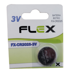 Bateria Cr-2025 - Marca Flex - Casa das Correias | Correias de Toca Discos | Kit de Correias | Loja de Eletrônicos 