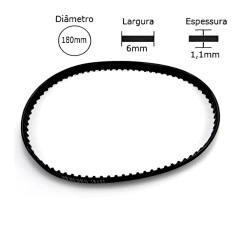 Correia Máquina Singer SincroMax com 91 dentes – Kit 5 Unidades - comprar online