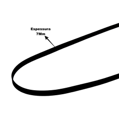 Kit Correia Laminada com 16,5cm dobrada – 10 Un - Casa das Correias | Correias de Toca Discos | Kit de Correias | Loja de Eletrônicos 