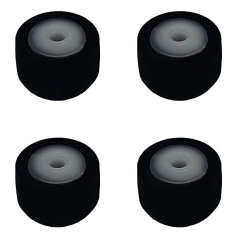 Kit rolo pressor 4 peças Furo grosso 2,5mm