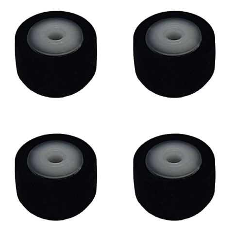 Kit rolo pressor 4 peças Furo grosso 2,5mm