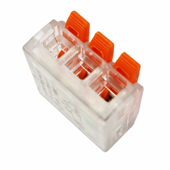 Conector De Engate Rapido Com 3 Portas de Encaixe na internet
