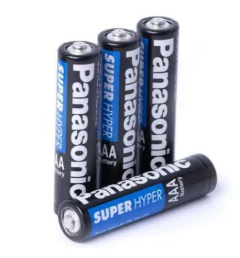 Pilha Aaa Panasonic Super Hyper Cilíndrica Palito Tubo C/ 40 - loja online