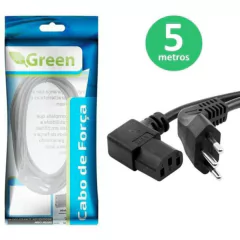 Cabo Força Tripolar- Fêmea e Macho Em 90Graus - 5Mts