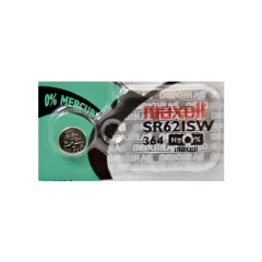 Bateria Botão Sr621Sw 364 1,5V Maxell - Casa das Correias | Correias de Toca Discos | Kit de Correias | Loja de Eletrônicos 