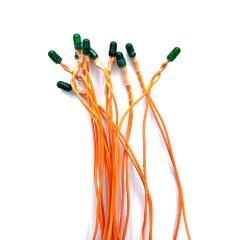 Kit Lâmpada Rabicho 12V - 3Mm Verde - 10Un